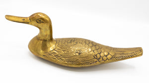 Vintage Brass Duck
