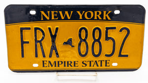 State of New York (Yellow) - License Plate