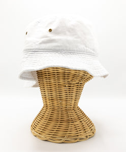 New White Bucket Hat L/XL.