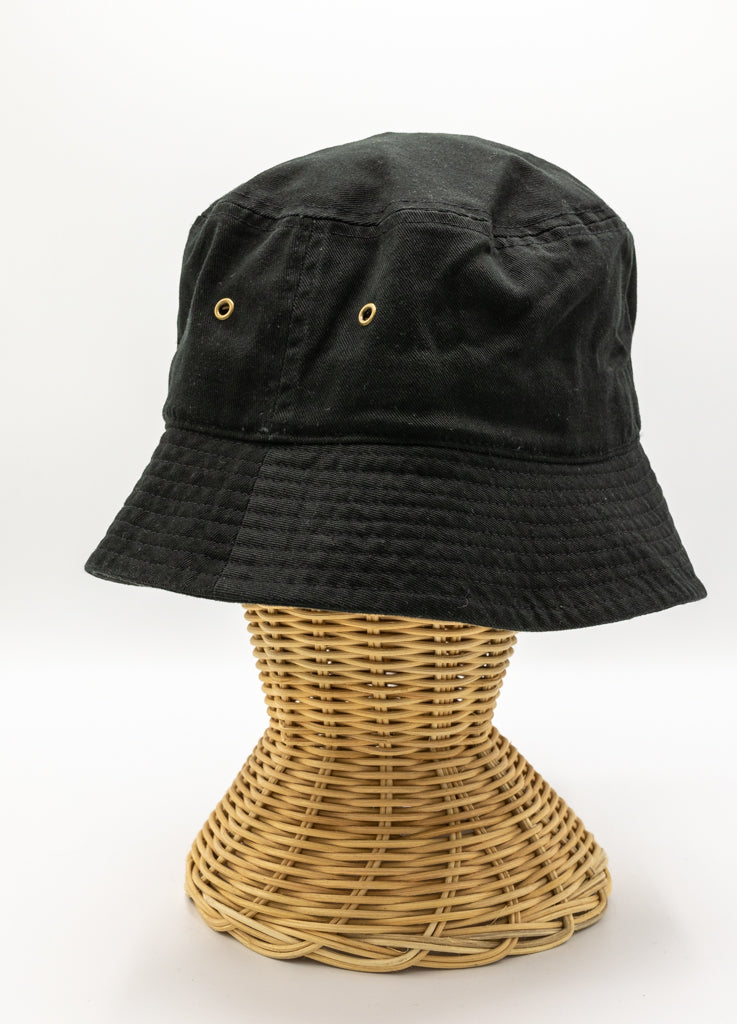 New Black Bucket Hat L/XL.