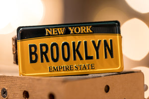 Magnetic Brooklyn New York License Plate (2" x 1")