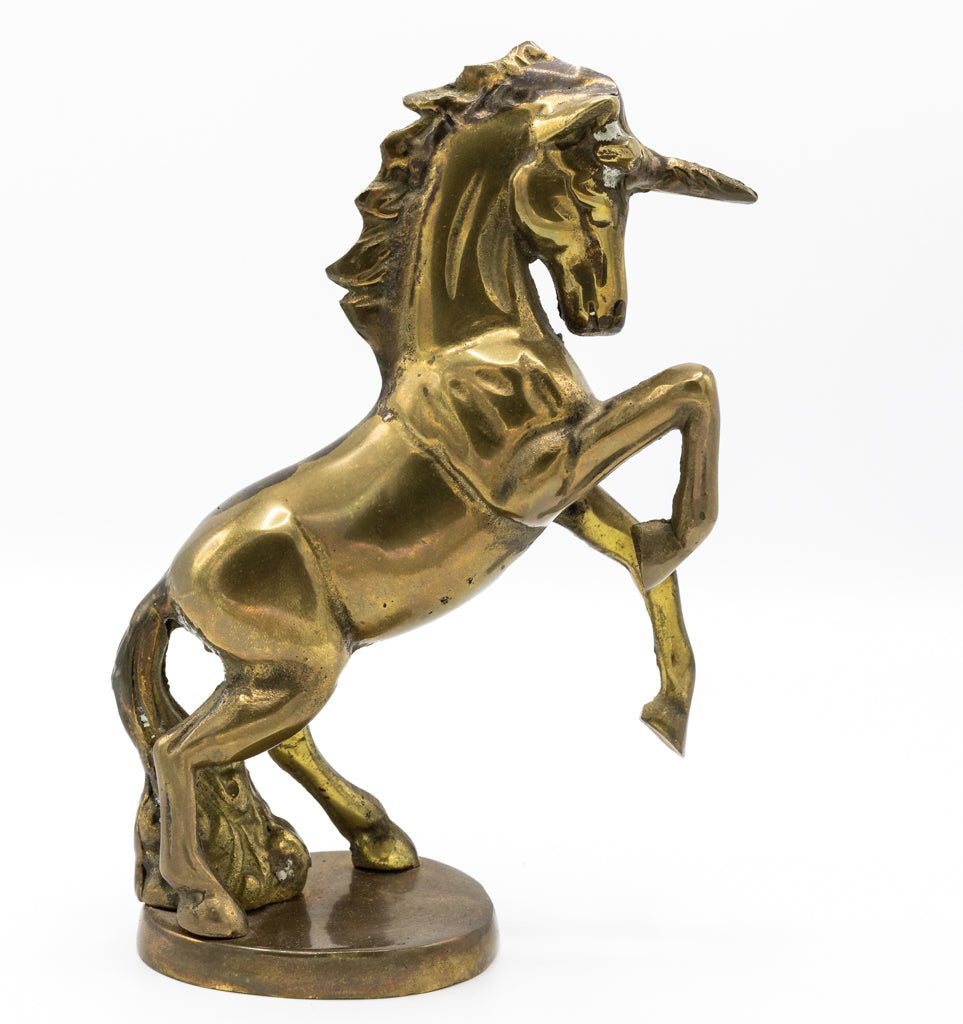 Vintage Brass Unicorn