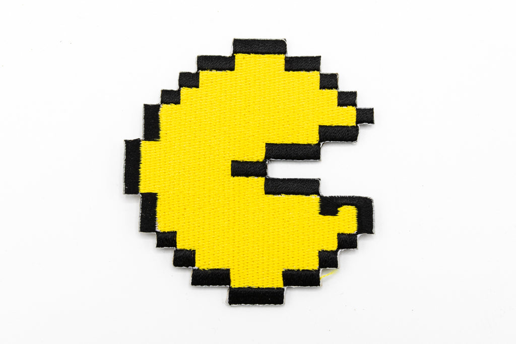 Pac-Man Patch 3x3" (iron on).