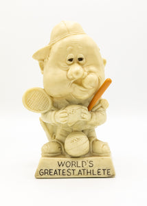 Russ Berrie & Co 1970's People Figurine - World's Greatest Athlete