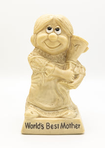 Russ Berrie & Co 1970's People Figurine - World's Best Mother