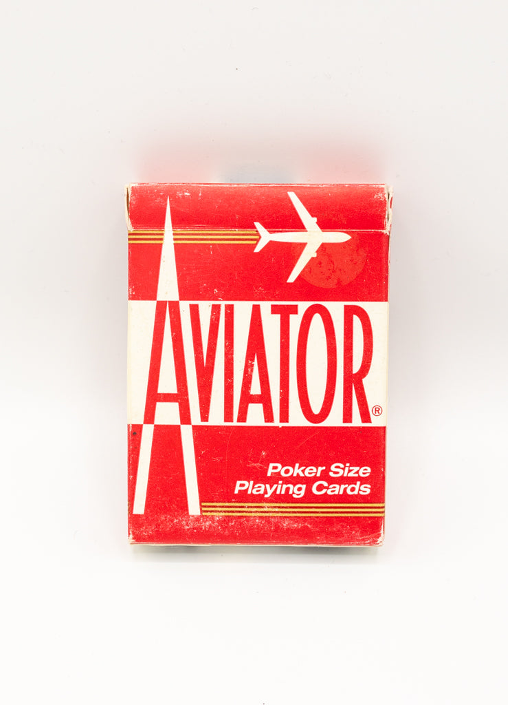 Vintage Deck of Aviator Poker Playing Cards