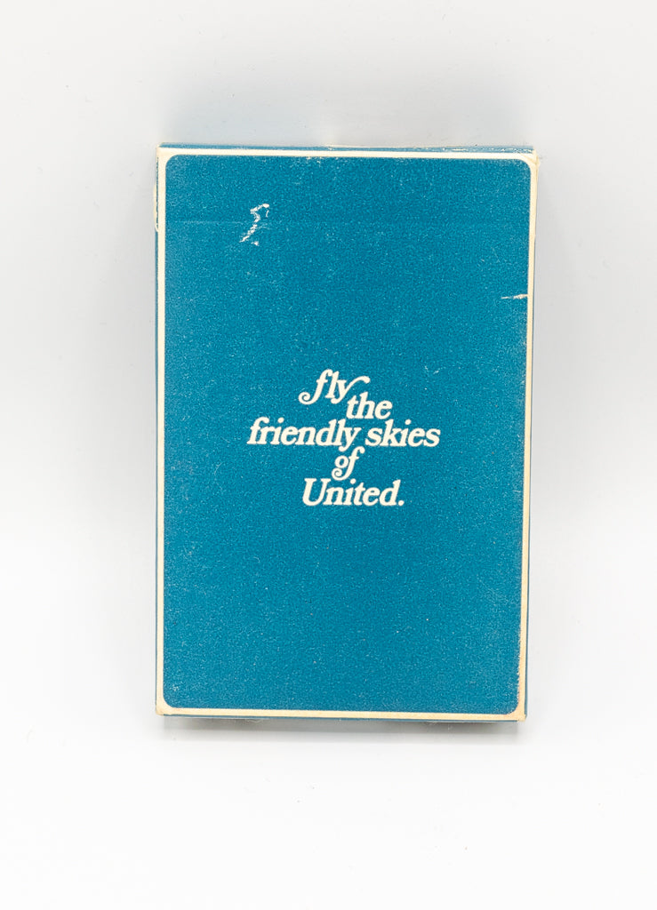 Vintage Deck of United Airlines (Fly the Friendly Skies) Poker Playing Cards
