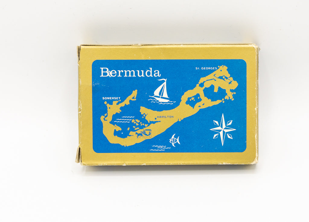 Vintage Deck of Bermuda Poker Playing Cards