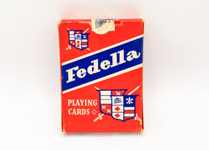 Vintage Deck of Fedella Poker Playing Cards