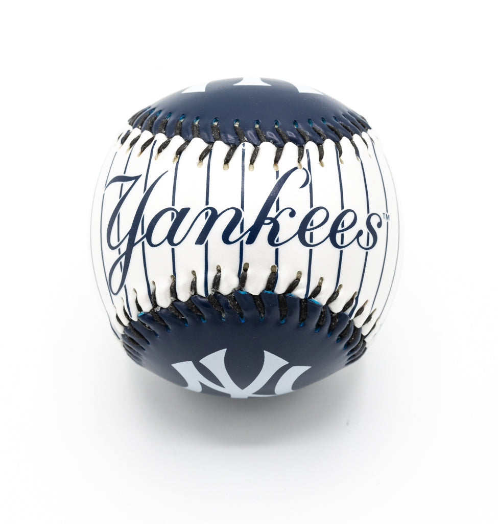 Baseball with Yankees Logo