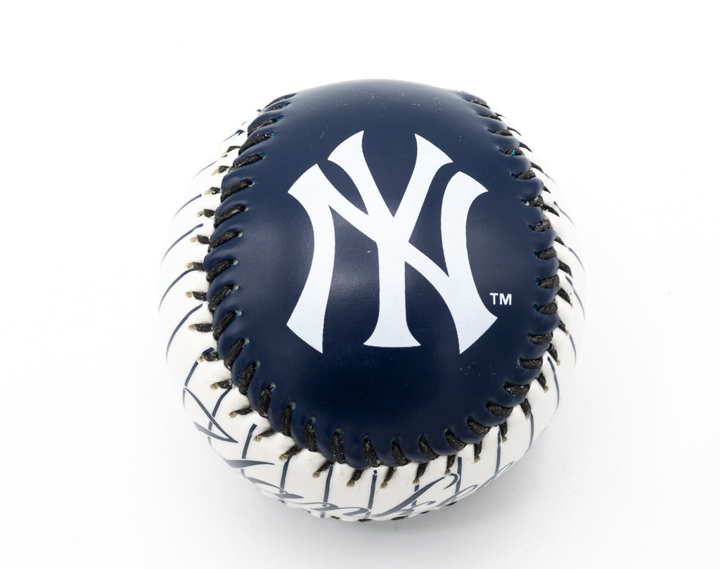 Baseball with Yankees Logo