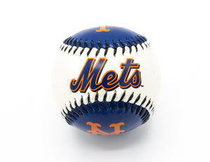 Baseball with Mets Logo