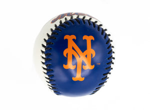 Baseball with Mets Logo