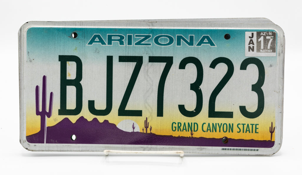 State of Arizona California - License Plate