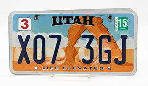 State of Utah - License Plate