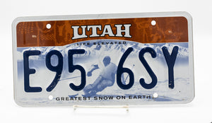 State of Utah "Life Elevated" - License Plate