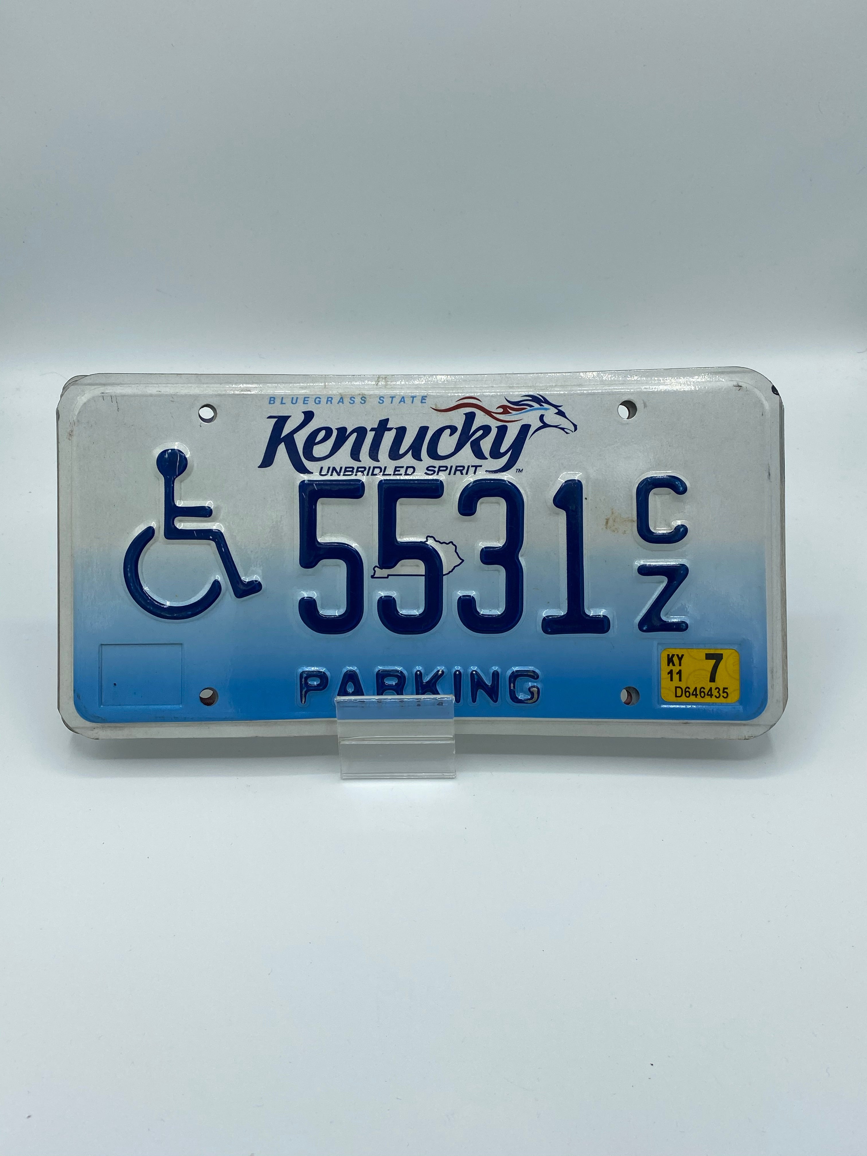 Handicapped Kentucky License Plate