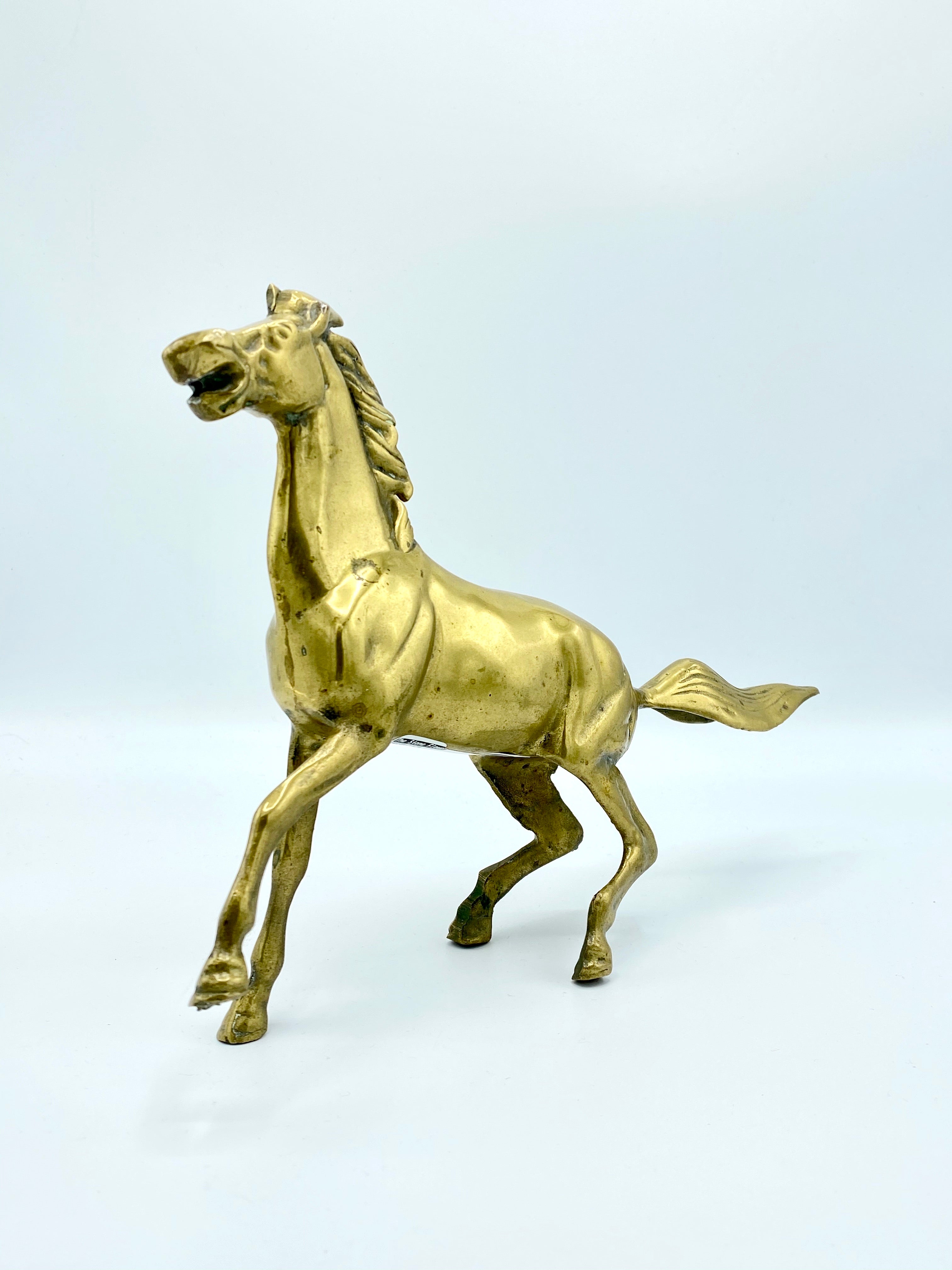 Brass Horse Statuette
