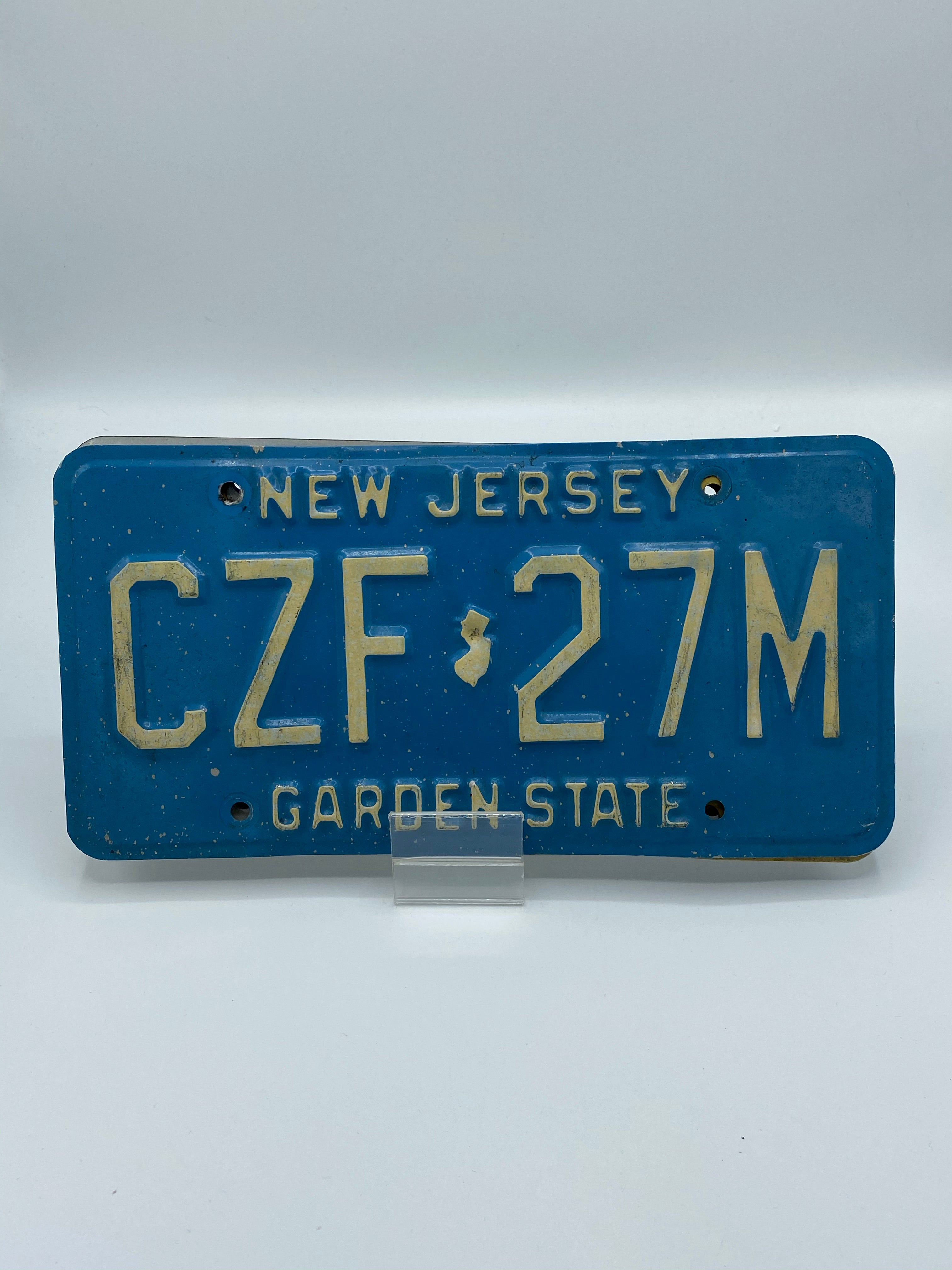 New Jersey License Plate