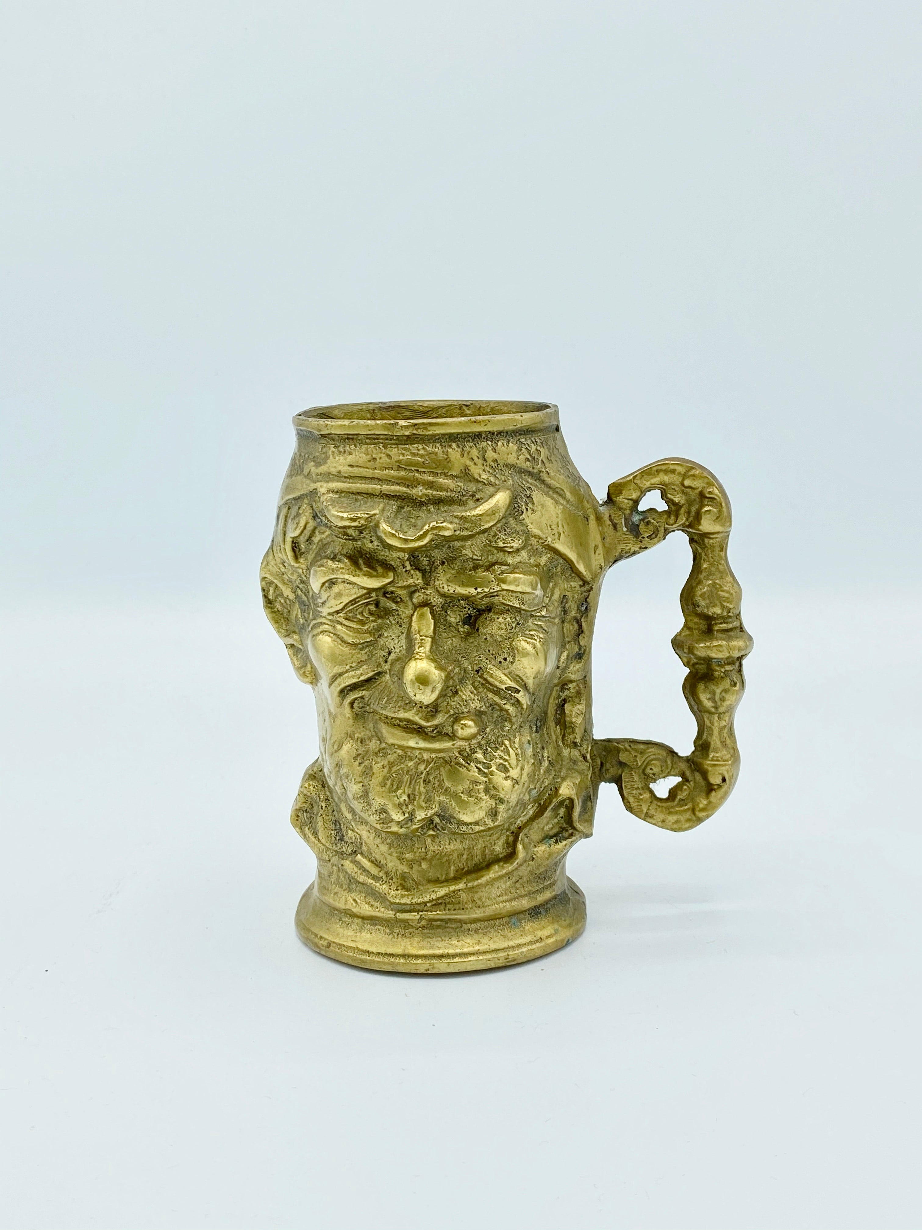 Brass Face Mug