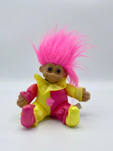 Color-Block Plush Troll Doll