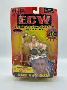 SIGNED Rob Van Dam Left Forearm Smash ECW Action Figure